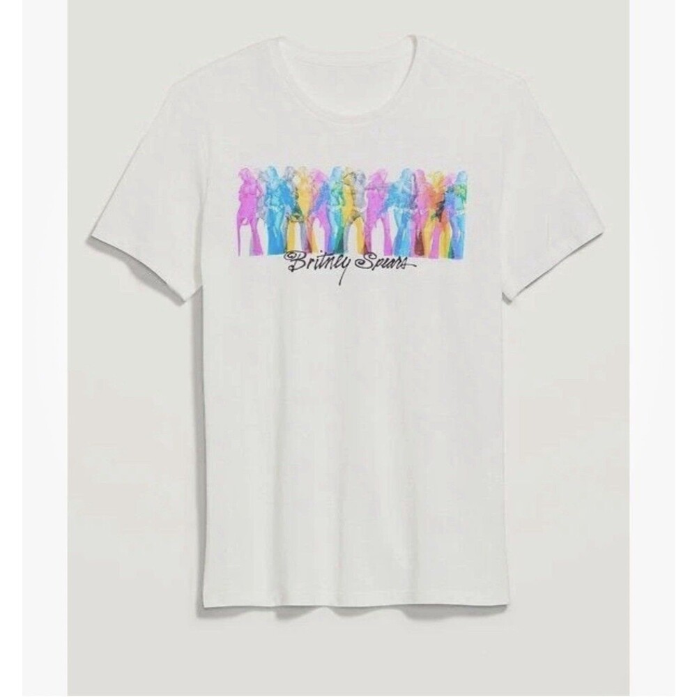 Old Navy Women's BRITNEY SPEARS S/S COTTON T-SHIRT Size Small